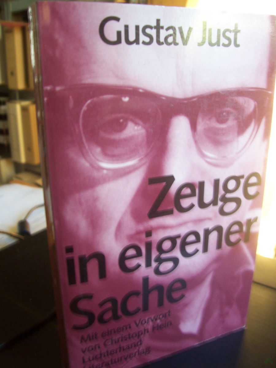 Artikelbild 1 des Artikels “Zeuge in eigener Sache : die fünfziger Jahre in der DDR / Gustav Just. Mit e. Vorw. von Christoph Hein “