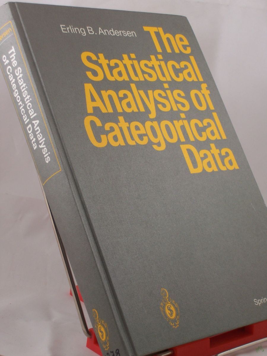 Product image 1 of the product “The statistical analysis of categorical data / Erling B. Andersen ”