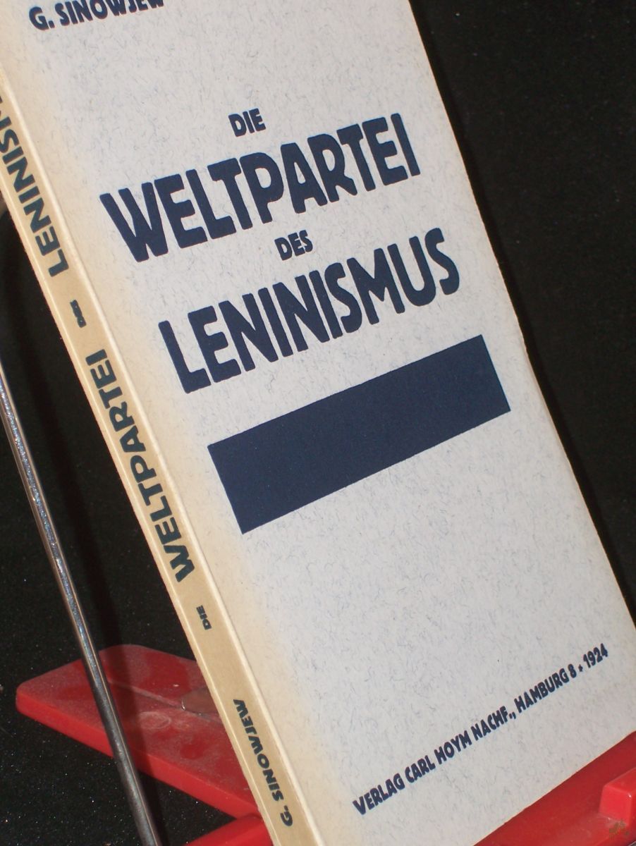 Product image 1 of the product “Die Weltpartei des Leninismus / Georg Sinowjew ”