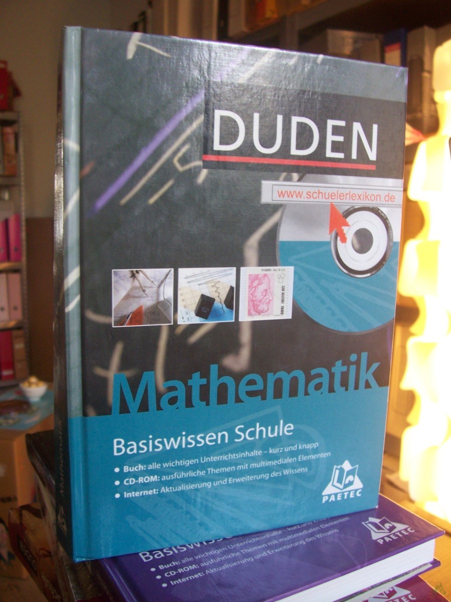 Artikelbild 1 des Artikels “Duden, Basiswissen Schule||||Teil: Mathematik / [Hrsg. Günther Rolles ; Michael Unger. Autoren Hubert Bossek ...] “