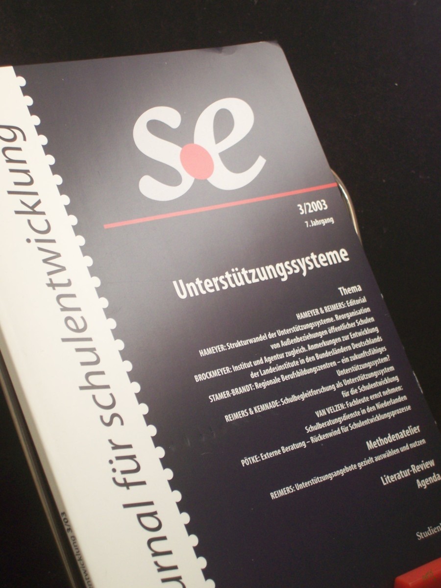 Artikelbild 1 des Artikels “3/2003, Thema: Unterstützungssysteme / [Hrsg. Herbert Altrichter ...] “