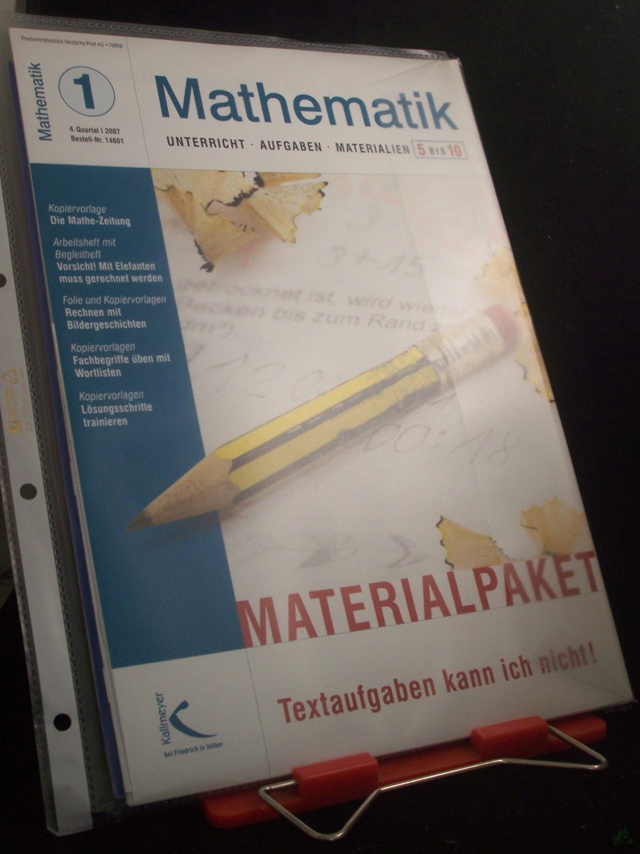 Artikelbild 1 des Artikels “1/2007, Textaufgaben kann ich nicht! “