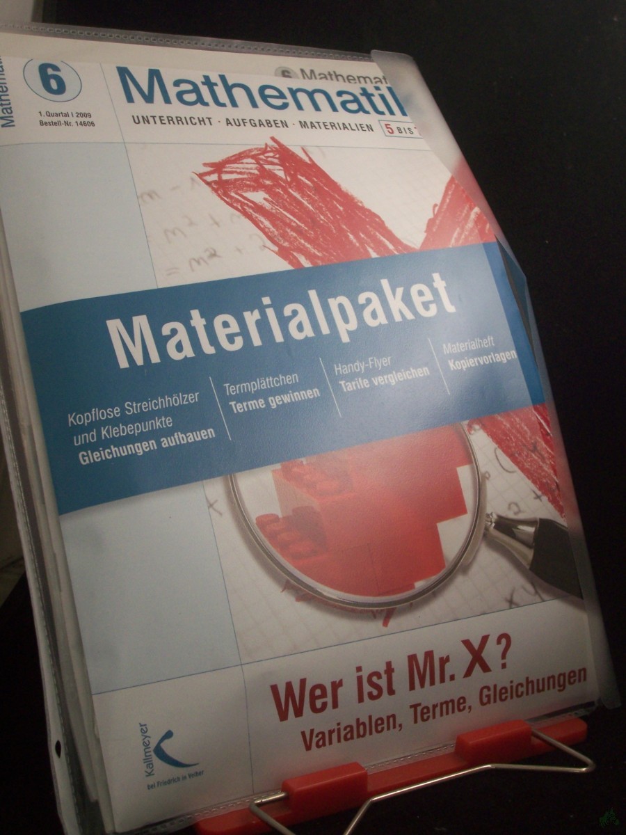 Artikelbild 1 des Artikels “6/2009 Wer ist Mr. X? : Variablen, Terme, Gleichungen “