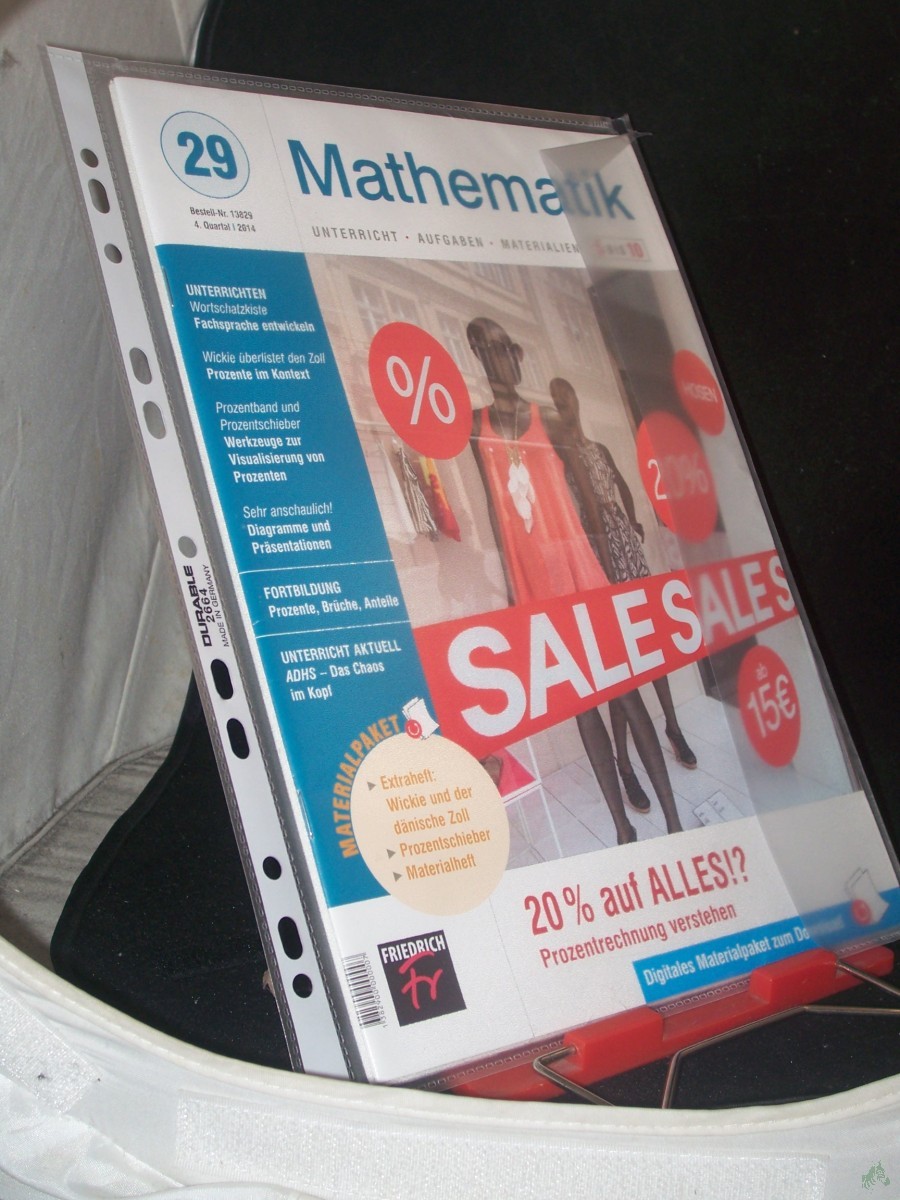 Artikelbild 1 des Artikels “29/2014 20% auf alles? Prozentrechnung verstehen “