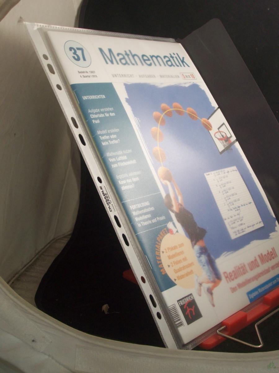 Product image 1 of the product “37/2016 Realität und Modell. Den Modellierungskreislauf verstehen ”