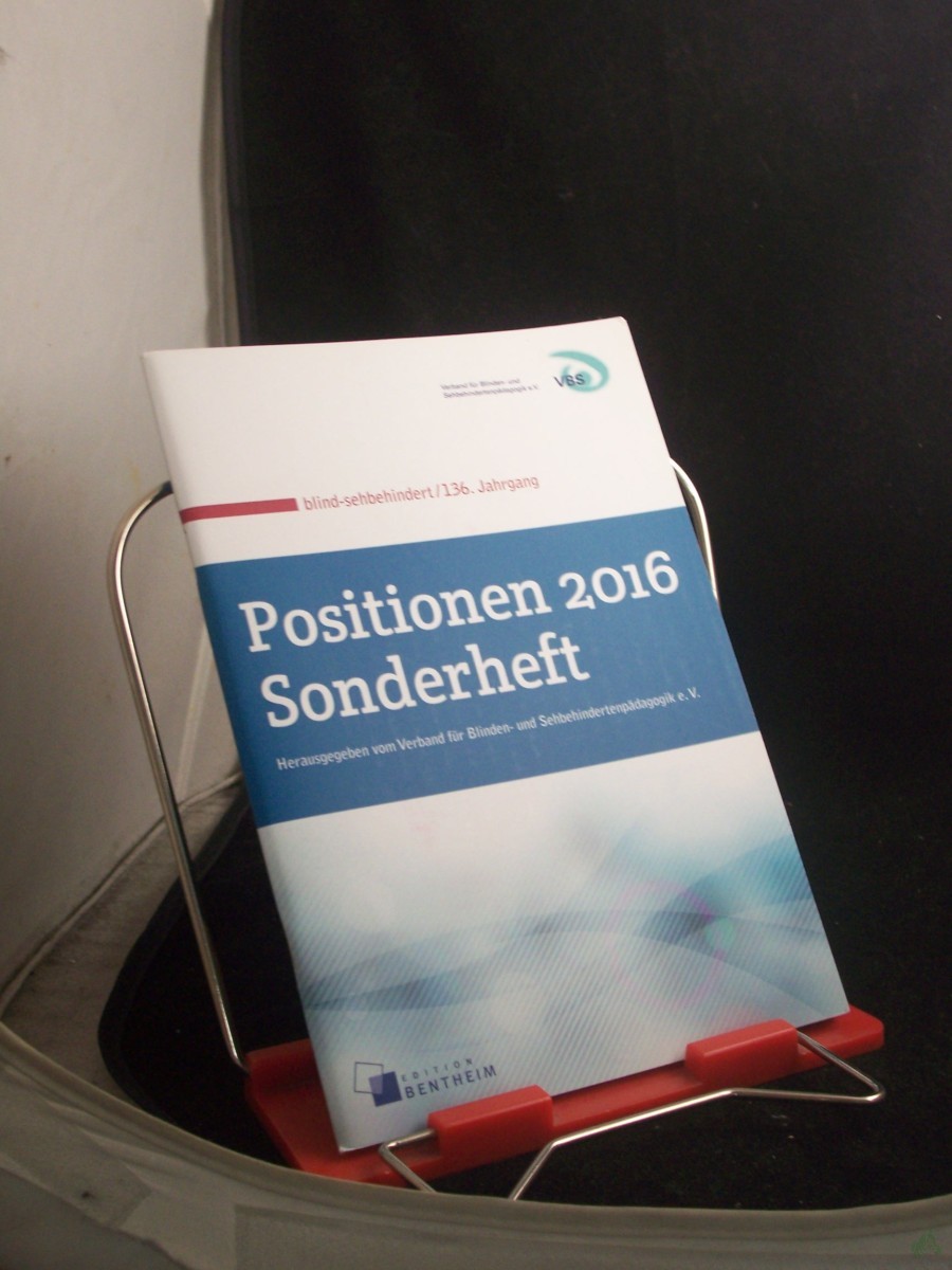 Artikelbild 1 des Artikels “blind- sehbehindert, Positionen 2016 Sonderheft “