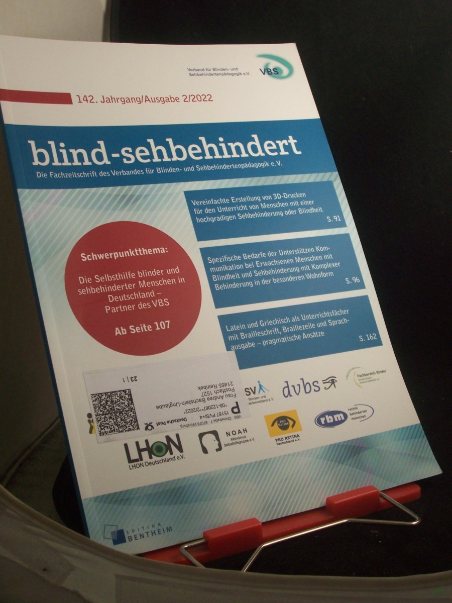 Artikelbild 1 des Artikels “blind- sehbehindert, 2/2022 “