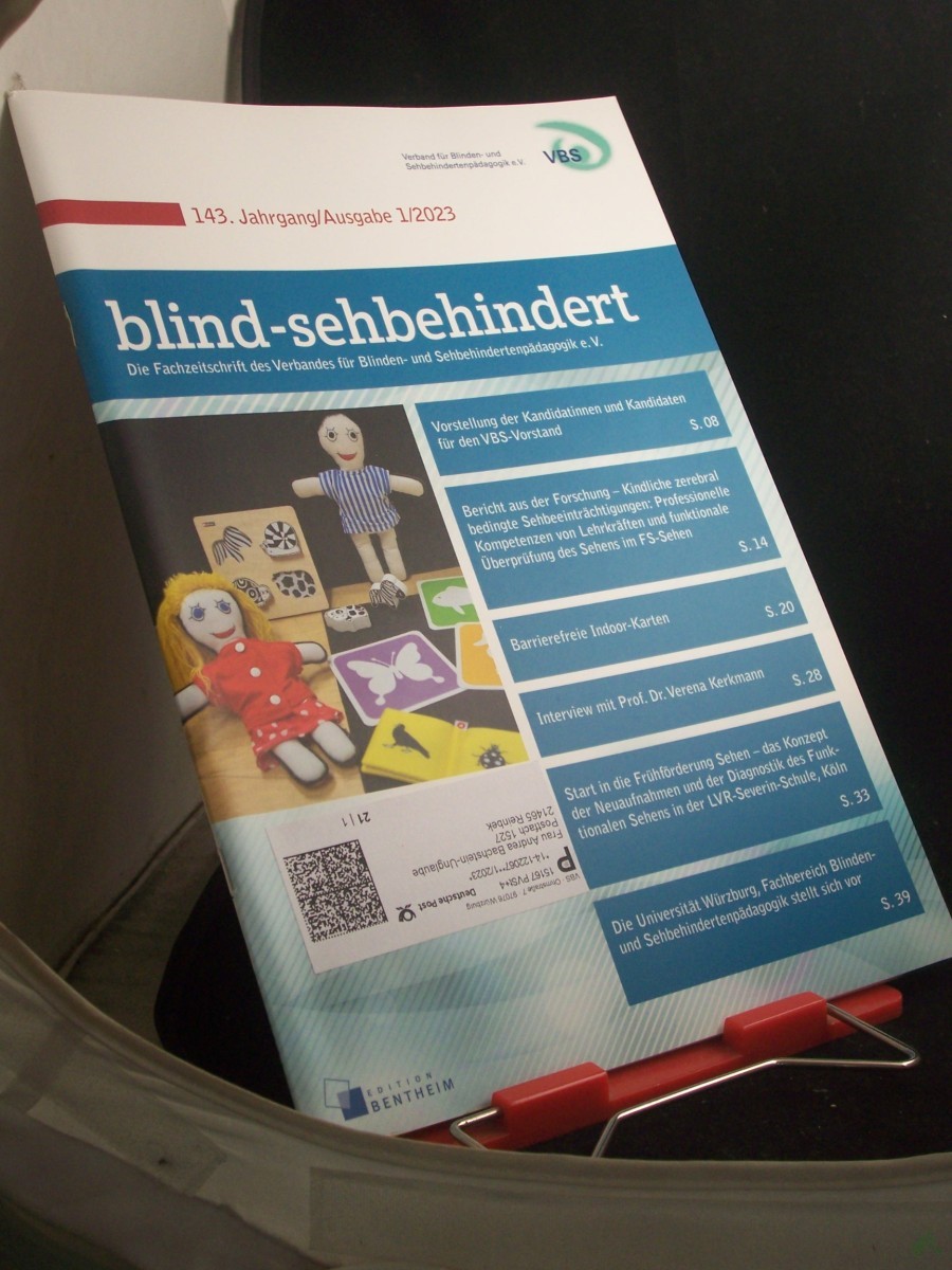 Artikelbild 1 des Artikels “blind- sehbehindert, 1/2023 “