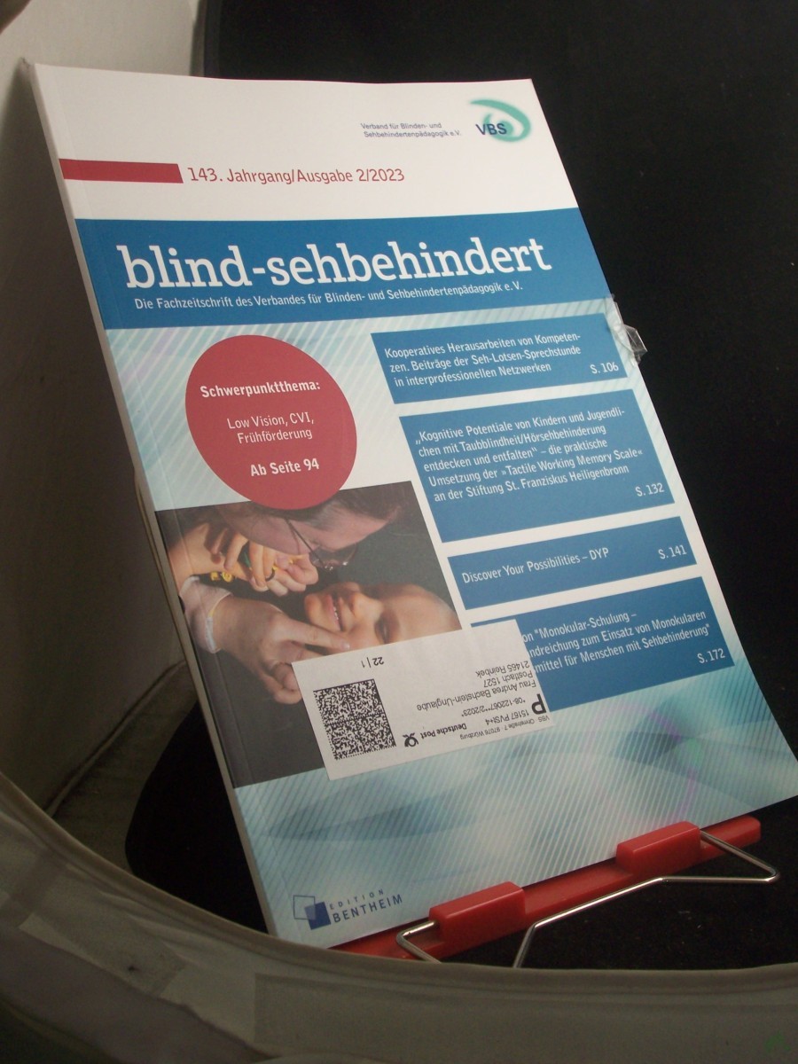 Artikelbild 1 des Artikels “blind- sehbehindert, 2/2023 “