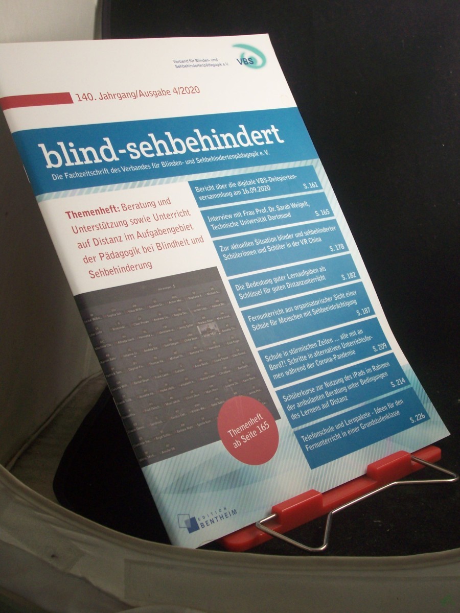 Artikelbild 1 des Artikels “blind- sehbehindert, 4/2020 “