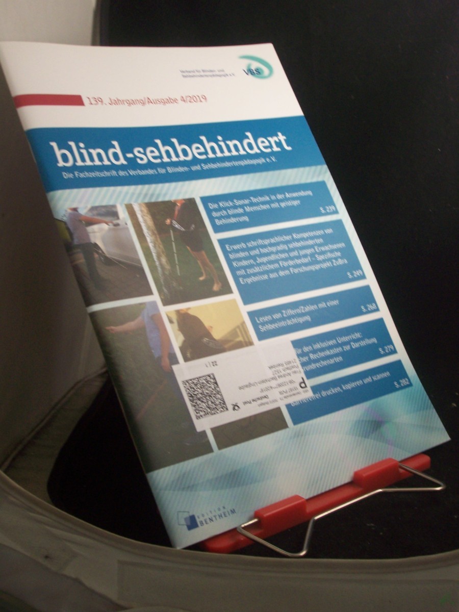 Artikelbild 1 des Artikels “blind- sehbehindert, 4/2019 “