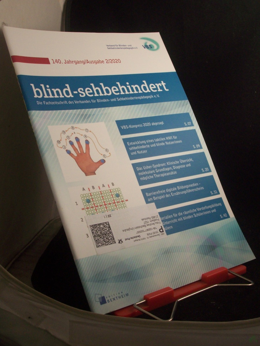 Artikelbild 1 des Artikels “blind- sehbehindert, 2/2020 “