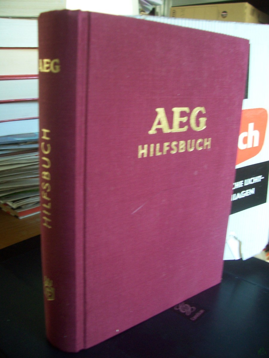 Product image 1 of the product “AEG-Hilfsbuch für elektrische Licht- und Kraftanlagen ”