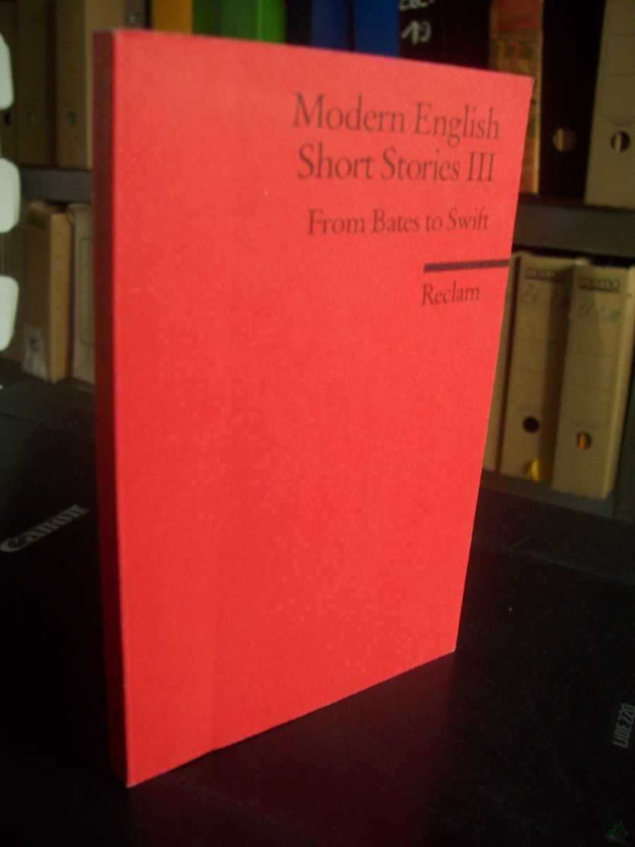 Artikelbild 1 des Artikels “Modern English short stories||||Teil: 3., From Bates to Swift “