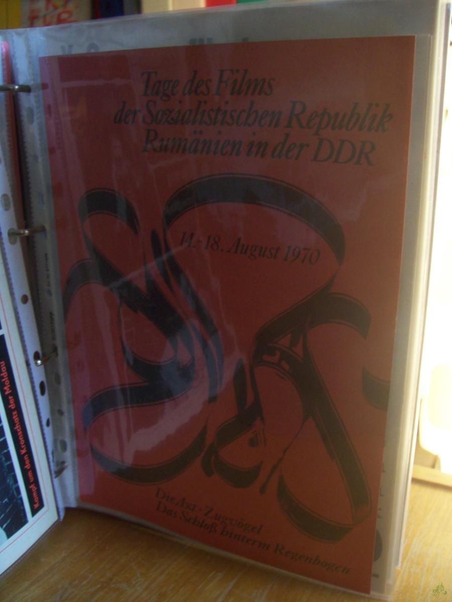 Artikelbild 1 des Artikels “Tage des Films der sozialistischen Republik Rumänien in der DDR 14.-18- August 1970 “