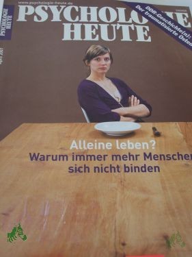 Product image 1 of the product “Alleine leben? warum immer mehr Menschen sich nicht binden ”