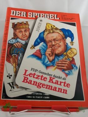 Artikelbild 1 des Artikels “8/1985 Gentscher dankt ab, letzte Karte Bangemann “