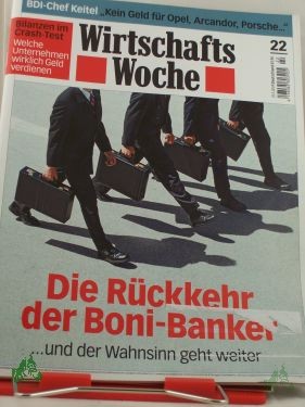 Artikelbild 1 des Artikels “Nr. 22/2009 die Rückkehr der Boni Banker “