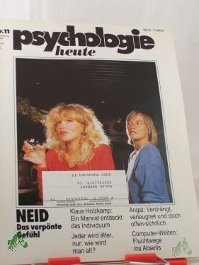 Artikelbild 1 des Artikels “10/1984 Neid das verpönte Gefühl “
