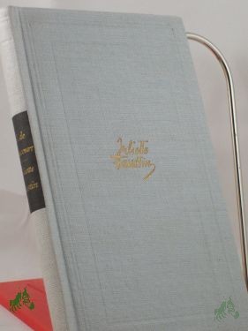 Artikelbild 1 des Artikels “Juliette Faustin : Roman e. Schauspielerin / Edmond de Goncourt. Übers. von Curt Noch. Mit Nachw. von Herbert Kühn “