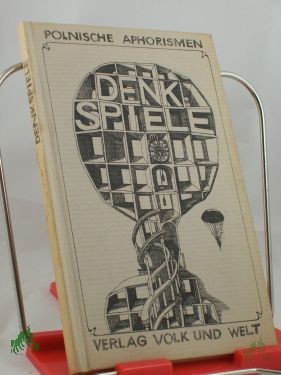 Artikelbild 1 des Artikels “Denkspiele : poln. Aphorismen d. 20. Jh. / hrsg. u. mit e. Nachw. vers. von Antoni Marianowicz u. Ryszard Marek Gron?ski. Aus d. Poln. von Henryk Bereska... Illustrationen von Klaus Ensikat “