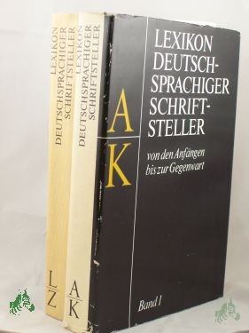 Product image 1 of the product “Lexikon deutschsprachiger Schriftsteller von den Anfängen bis zur Gegenwart / Von Günter Albrecht ”