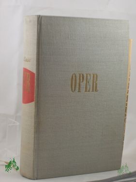 Product image 1 of the product “Oper von A - Z : Ein Handbuch / Ernst Krause ”