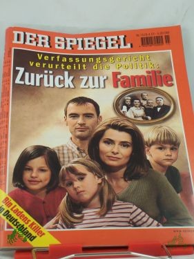 Artikelbild 1 des Artikels “DER SPIEGEL 15/2001, Zurück zur Familie, “