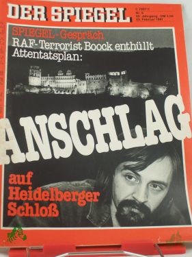 Product image 1 of the product “DER SPIEGEL 9/1981, Anschlag auf Heidelberger Schloß ”