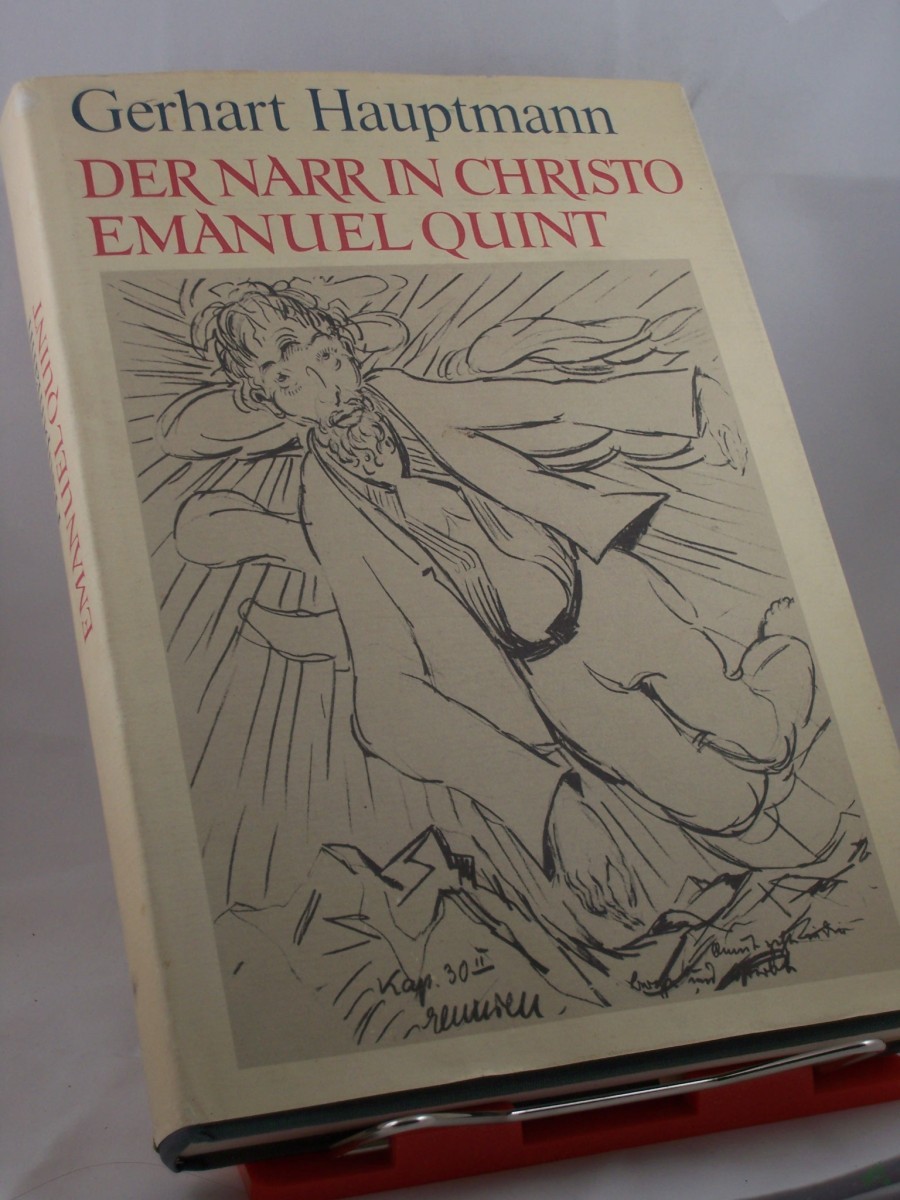 Artikelbild 1 des Artikels “Der Narr in Christo Emanuel Quint : Roman / Gerhart Hauptmann. Mit 33 Zeichn. von Heinrich Ehmsen. Mit e. Nachw. von Gotthard Erler u. e. Nachbemerkung über Heinrich Ehmsen von Lothar Lang “