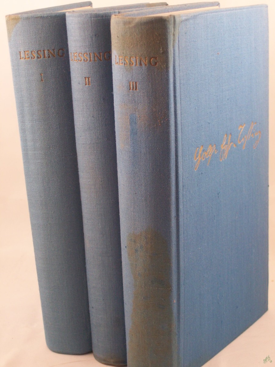 Product image 1 of the product “Auswahl in drei Bänden / Gotthold Ephraim Lessing. Hrsg.: Walter Hoyer ”