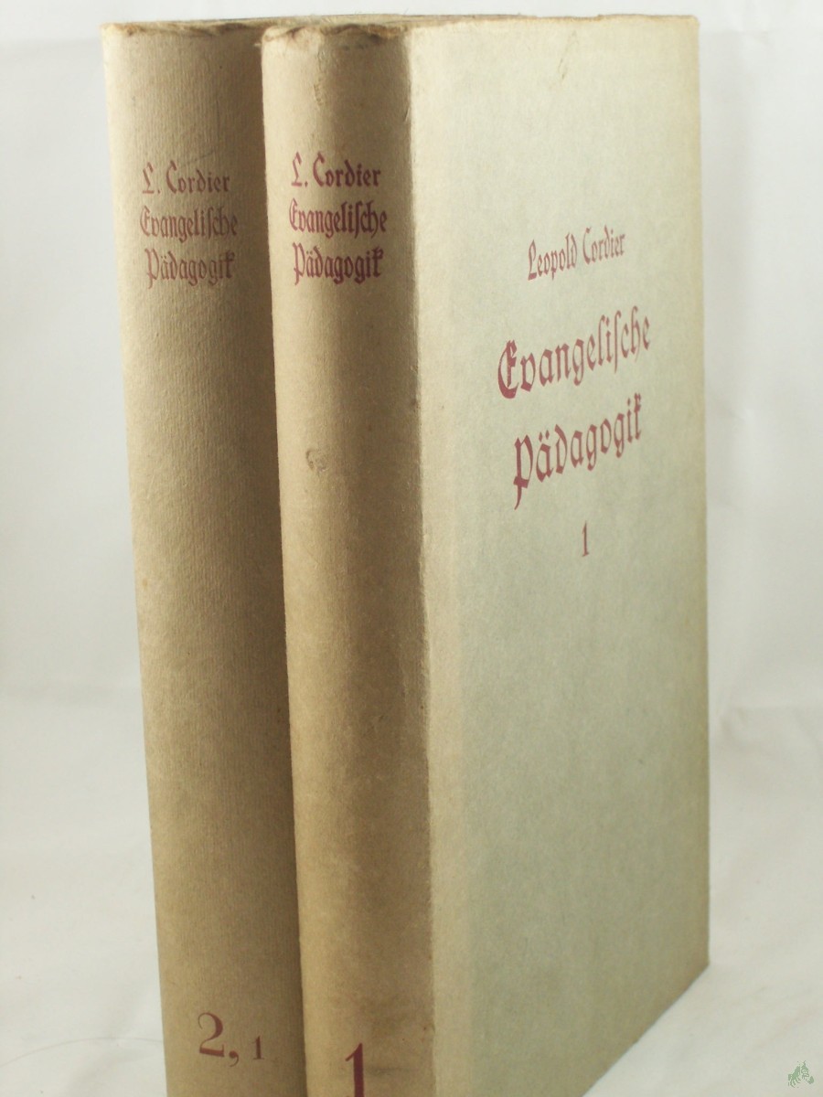 Artikelbild 1 des Artikels “Evangelische Pädagogik, Band 2/1,Band 1 Leopold Cordier “