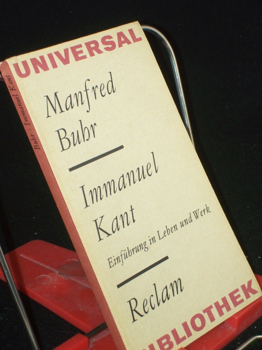 Product image 1 of the product “Immanuel Kant : Einf. in Leben u. Werk / Manfred Buhr ”