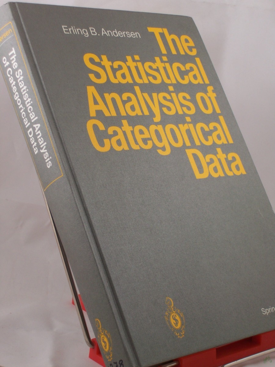 Product image 1 of the product “The statistical analysis of categorical data / Erling B. Andersen ”