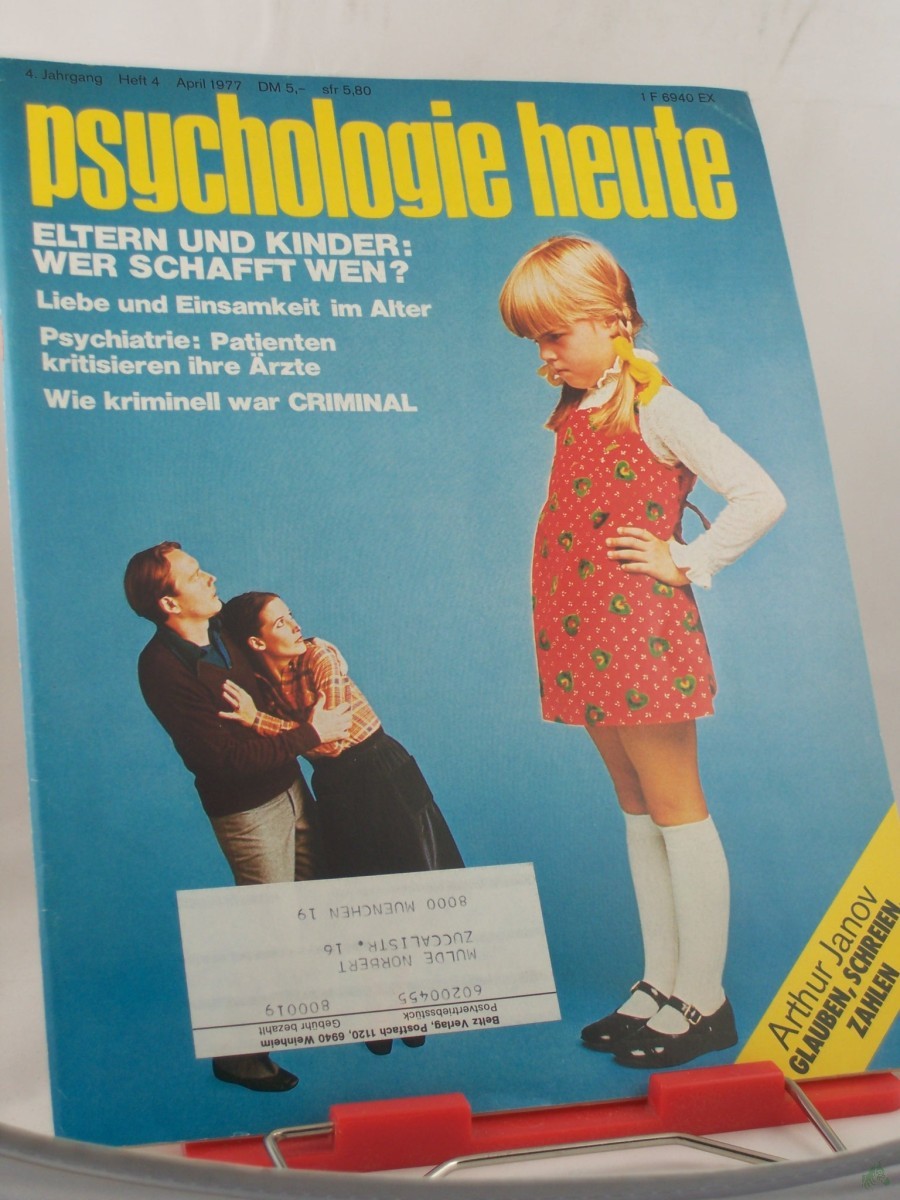 Artikelbild 1 des Artikels “4/1977, Eltern und Kinder, wer schafft wen “