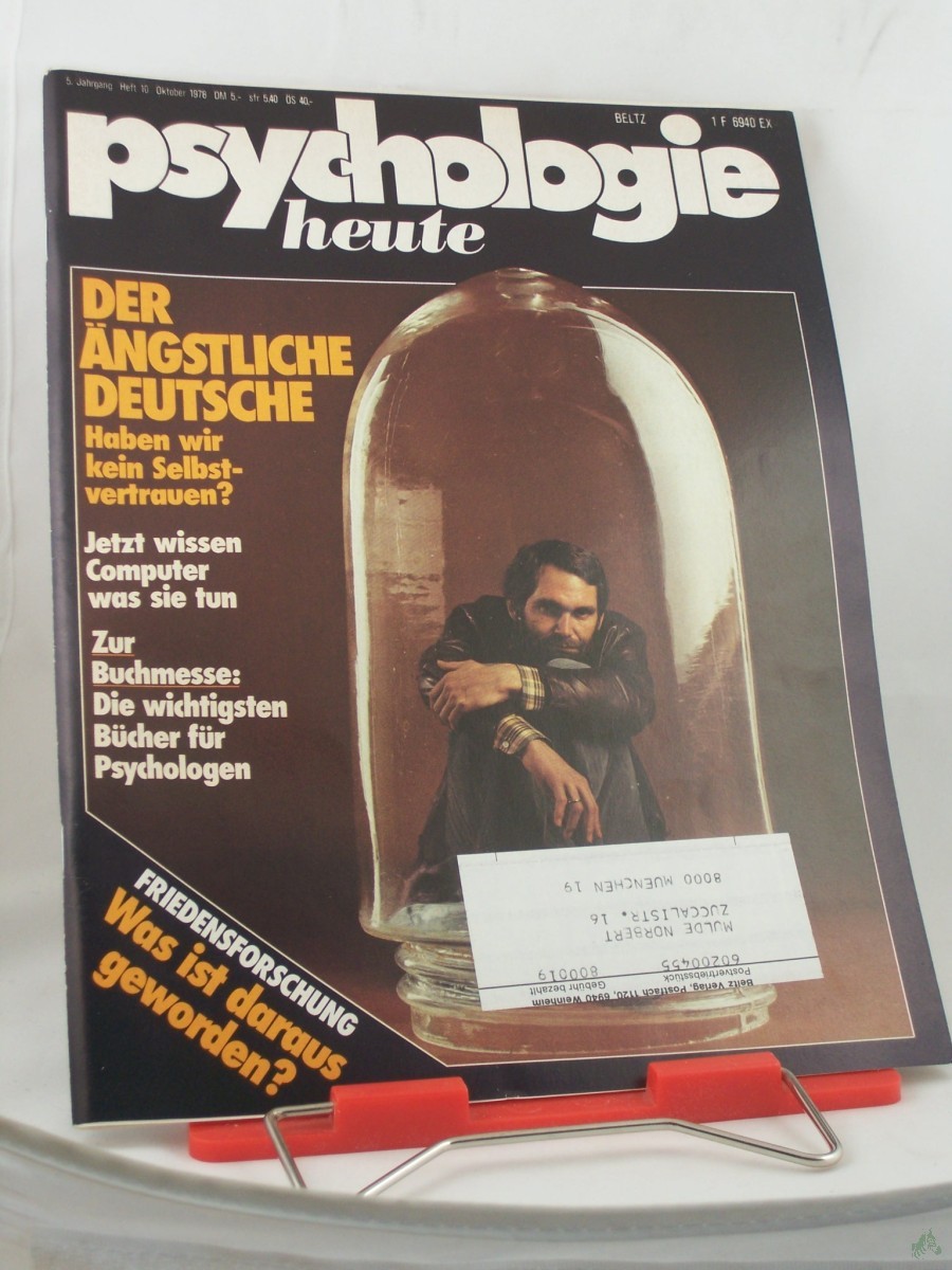 Artikelbild 1 des Artikels “10/1978, Der ängstliche Deutsche “
