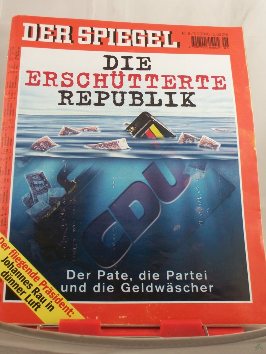 Artikelbild 1 des Artikels “6/2000, Die erschütterte Republik - CDU - Der Pate, die Partei und die Geldwäscher “