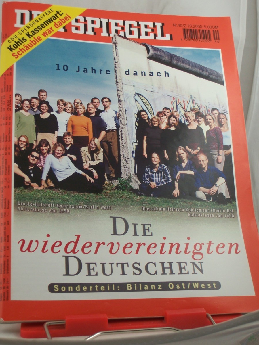 Artikelbild 1 des Artikels “40/2000, Die wiedervereinigten Deutschen - 10 Jahre danach. Sonderteil: Bilanz Ost/West “