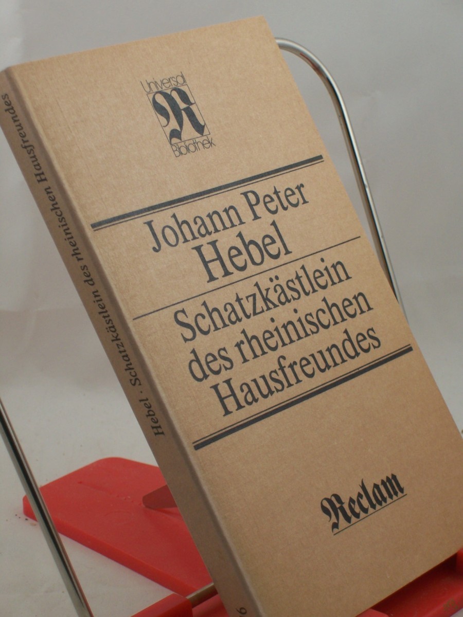Product image 1 of the product “Schatzkästlein des rheinischen Hausfreundes / Johann Peter Hebel ”
