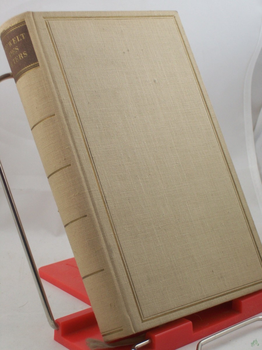 Product image 1 of the product “Die Welt des Alters : Briefe, Reden, Betrachtungen u. Erzählungen dt. Dichter u. Denker d. 18. u. 19. Jahrhunderts / Friedrich Minckwitz ; Noa Kiepenheuer ”
