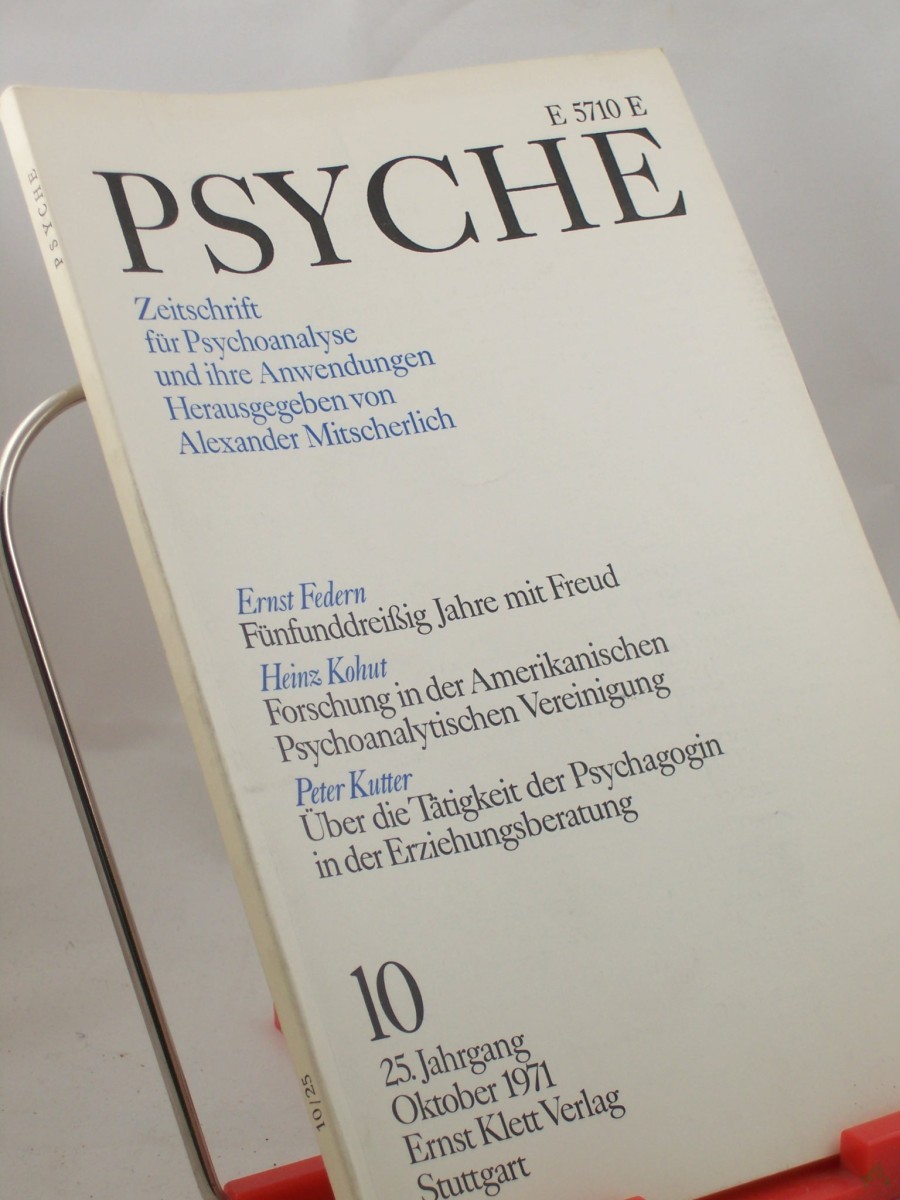 Artikelbild 1 des Artikels “10/25, 1971, über die Tätigkeit der Psychagogin in der Erziehungsberatung “