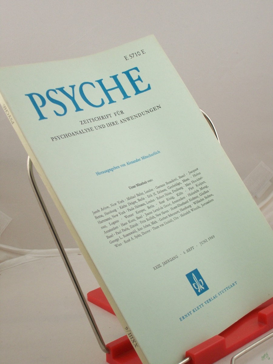 Artikelbild 1 des Artikels “XXIII/6, 1969, Zur Psychopathologie der Psychosen “