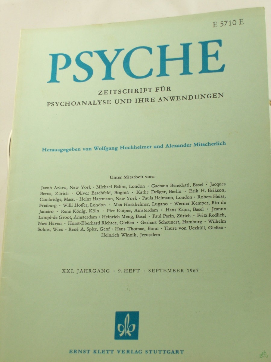 Product image 1 of the product “XXI/9, 1967, Postinfektiöse Diarrhoe bei hospitalisierten Kleinkindern ”