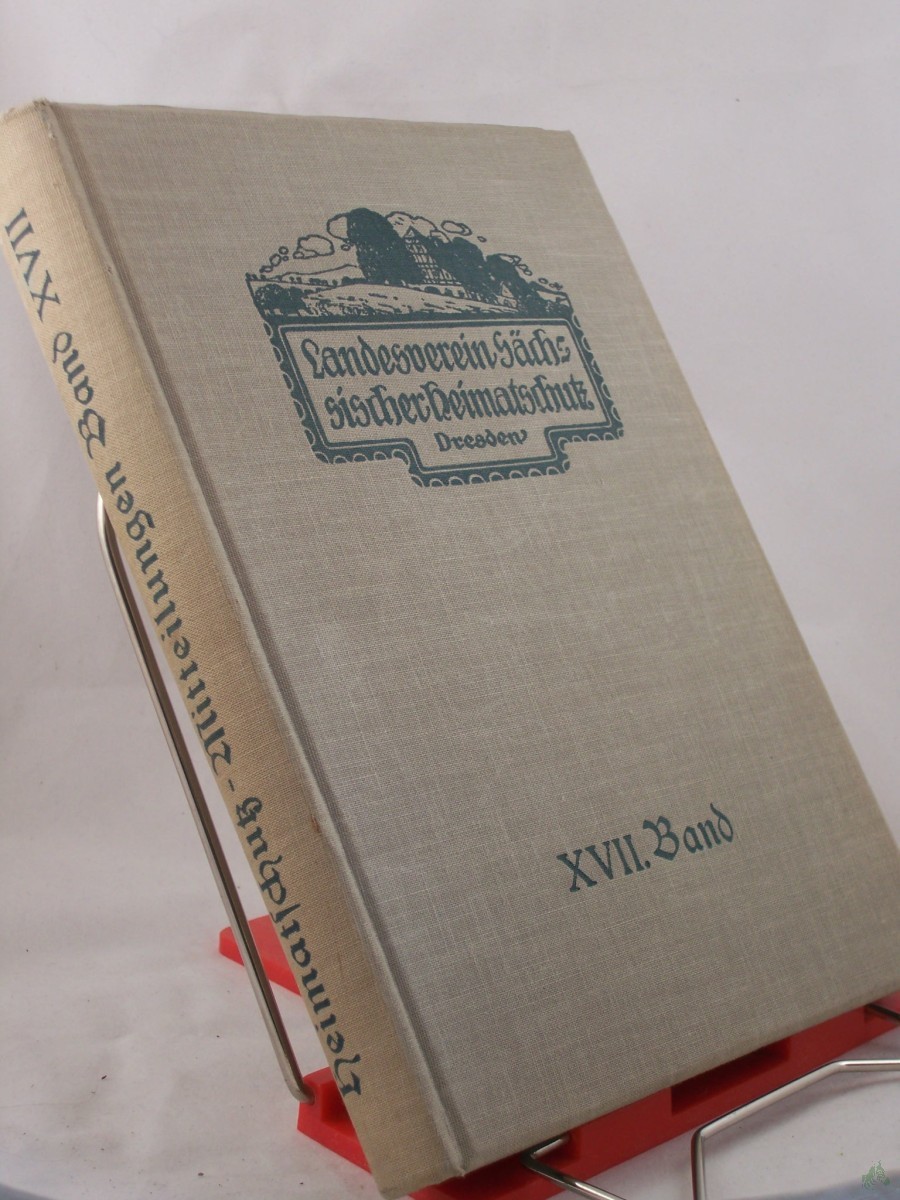 Product image 1 of the product “Mitteilungen des Landesvereins Sächsischer Heimatschutz 1926 ”