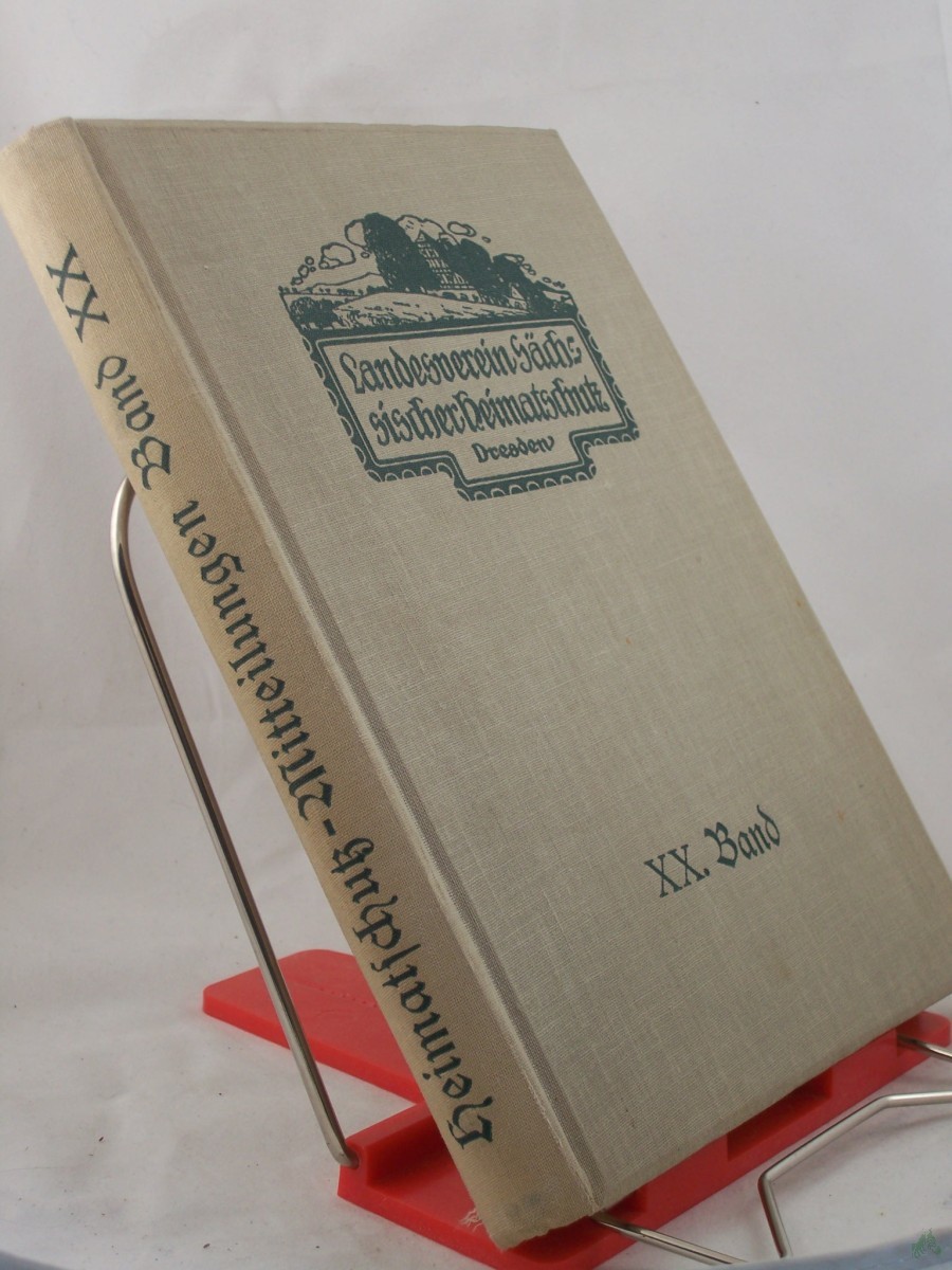 Product image 1 of the product “Mitteilungen des Landesvereins Sächsischer Heimatschutz 1931 ”