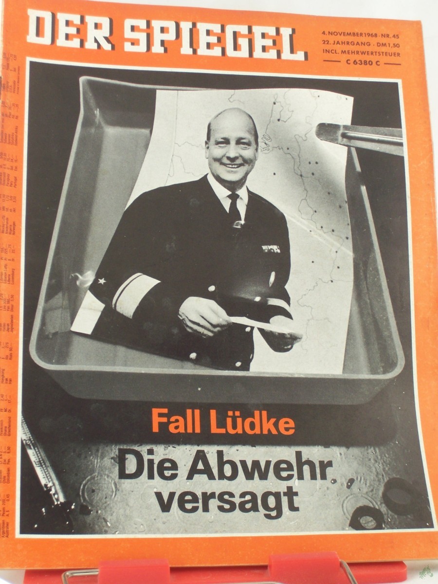 Artikelbild 1 des Artikels “45/1968, Fall Lüdke, die Abwehr versagt “