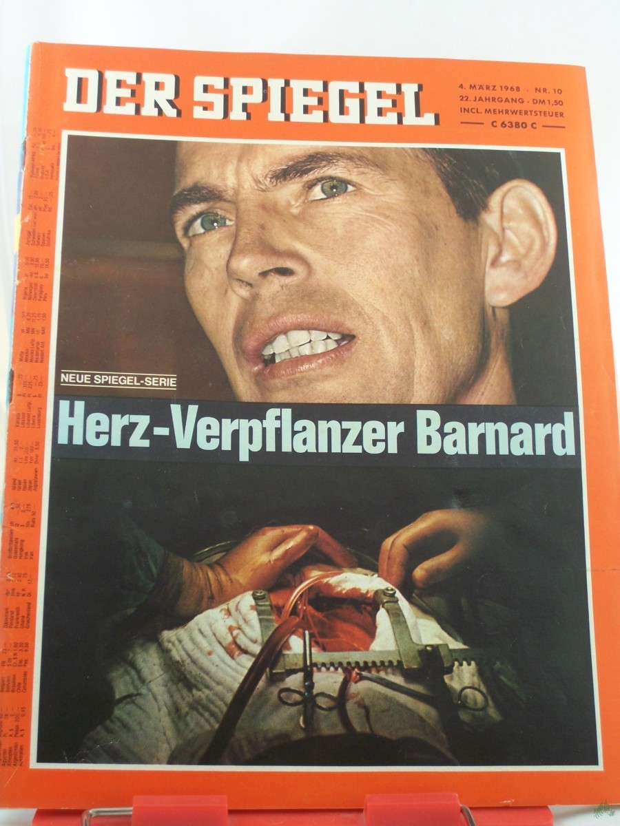 Product image 1 of the product “10/1968, Herz Verpflanzer Barnhard ”