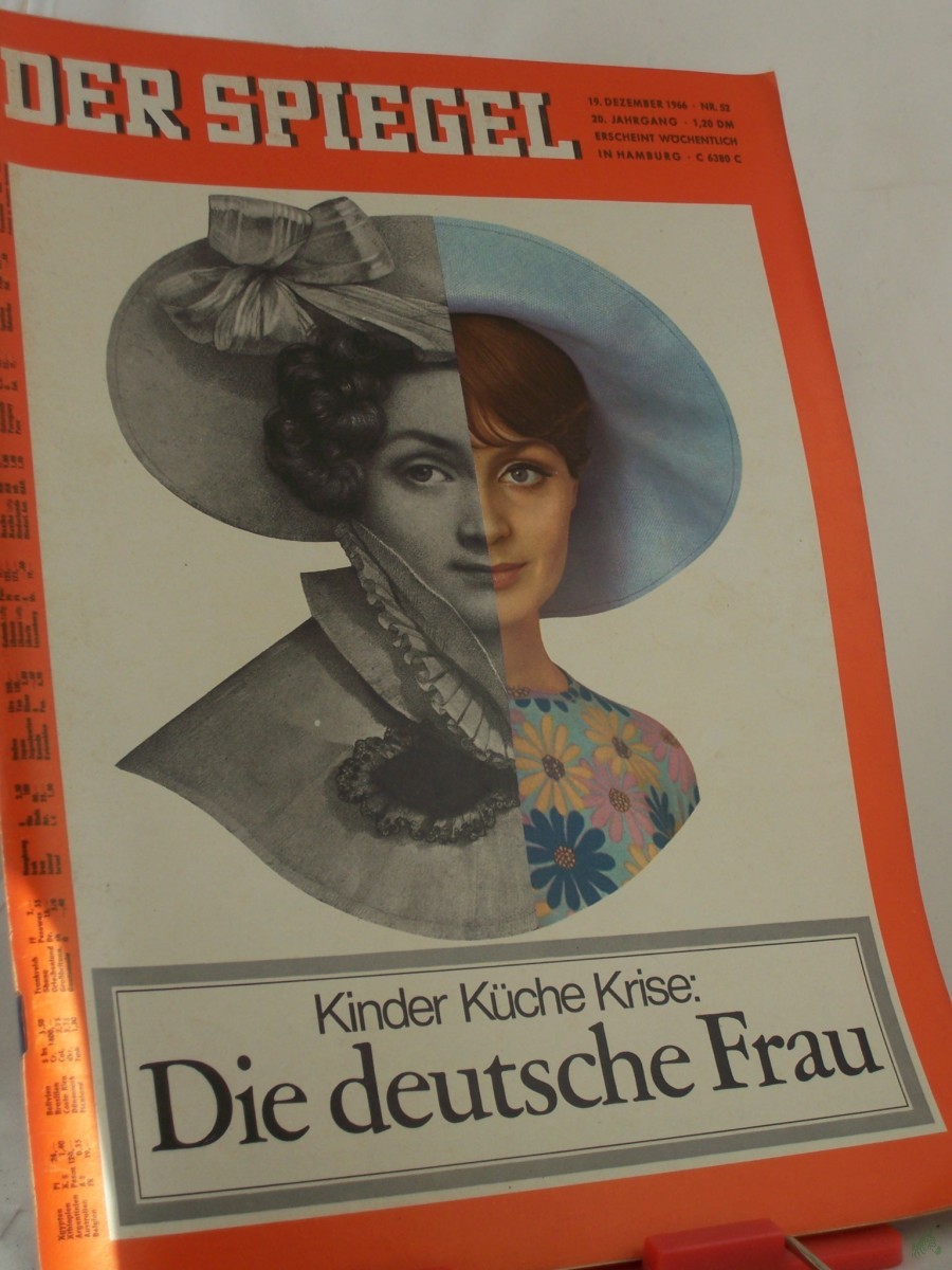 Artikelbild 1 des Artikels “52/1966, Kinder, Küche Krise, Die deutsche Frau “