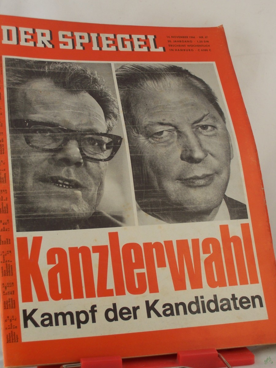 Artikelbild 1 des Artikels “47/1966, Kanzlerwahl Kampf der Kandiaten “