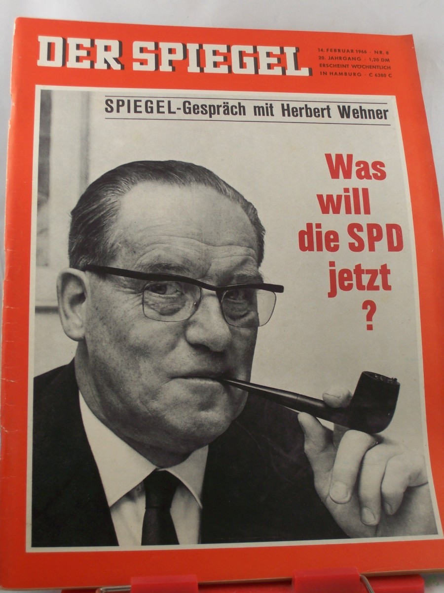 Artikelbild 1 des Artikels “8/1966, SPIEGEL-Gespräch mit Herbert Wehner Was will die SPD jetzt? “